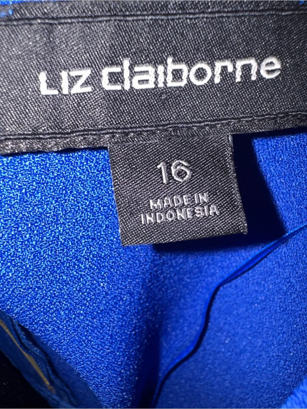 Liz Claiborne Blue Shift Dress - Picture 5 of 5
